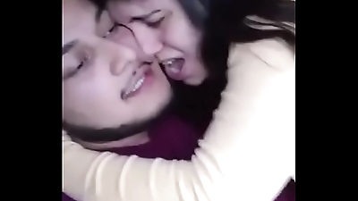 Indian GF orgasm during On Top Position
