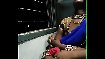 Newly Married Indian Couple On Honeymoon Sex In Train